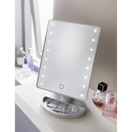 LED light Cosmetic Mirror, Vanity Mirror, Ideal for makeup /grooming. 16 led lights for Perfect view
