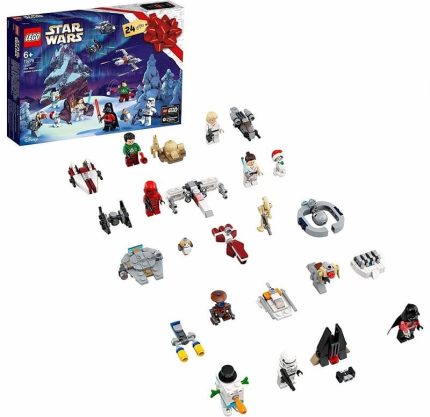 LEGO 75279 Star Wars Advent Calendar 2020 Christmas Mini Builds Set with Iconic Starships and Characters